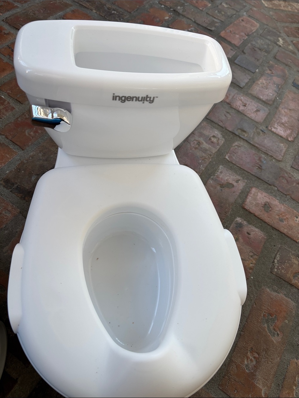 Ingenuity White Toddler Potty Seat with Splash Guard